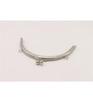 Çanta Klips Oval - 16 cm Gümüş