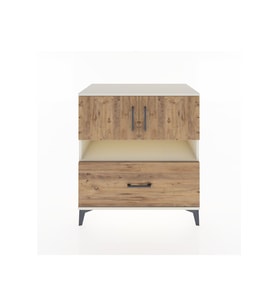 Hyperion Şifonyer 2 Raflı Tek Çekmeceli 2 Kapaklı 88x44x96 Aytaşı-Çam