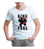 Masa Tenisi - King Pong Beyaz Çocuk Tshirt