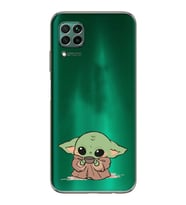Huawei P40 Lite Uyumlu Baskılı Yumuşak Silikon Şeffaf Telefon Kılıfı