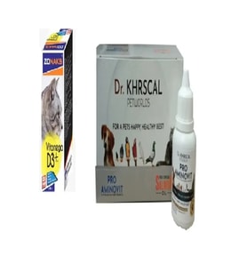 Kedi Vitamin Set (  Kediler İçin Vitamin aminovit + Vitamin D3 ve Omega 3-6-9 )