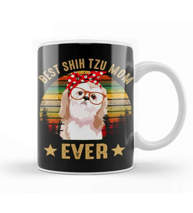 Best Shih Tzu Mom Ever 01 Kupa Bardak Porselen