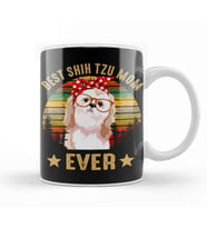 Best Shih Tzu Mom Ever 01 Kupa Bardak Porselen