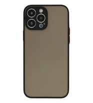 Newface Apple iPhone 14 Pro Kılıf Montreal Silikon Kapak - Siyah