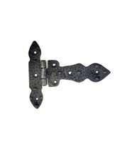 Antika Tarz Dekoratif Pirinç Kuyruklu Düğmeli Menteşe No1 - 117x142 mm, Oksit