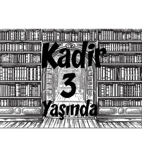 Kütüphane Doğum Günü Afişi 35X50 cm