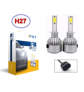 F8 Led Xenon H27 Şimşek Etkili 12V Beyaz