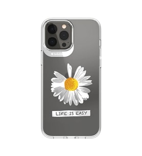 Apple iPhone 13 Pro Max Kılıf Çift IMD Baskılı Lisanslı Switcheasy Artist Daisy Kapak