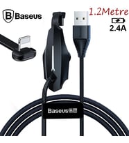 Baseus Colorful Suction iPhone Oyuncu Usb Şarj Kablosu 2.4A 1.2m-(5775) - SSSSSS2201-5674