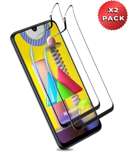 Samsung Galaxy M31 Crystal Seramik Nano Ekran Koruyucu Siyah (2 Adet) [Galaxy M31 ile Uyumlu Ekran Koruyucu]