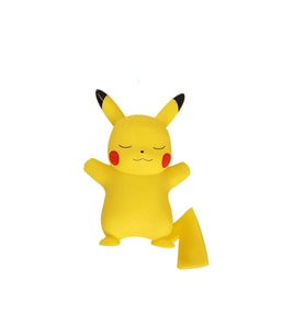 Pokemon Pikachu Sırt Üstü Uyuyan Mini Gece Lambası 6 cm (Sarı)