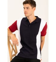 T8596 DEWBERRY ERKEK TSHIRT-LACİVERT