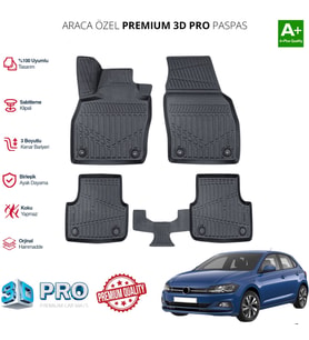 POLO ARACA ÖZEL 3D PASPAS 2018 2019 2020 2021