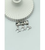 Çelik Silver Kulaklık İtalyan Charm - 25crm122
