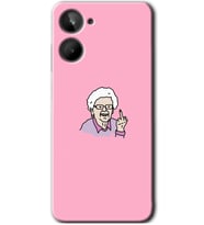 Realme 10 4G Kılıf HD Desen Baskılı Kılıf - Bad Grandmother