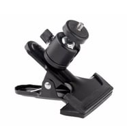 ¼ Tripod Girişli Döner Başlıklı Büyük Mandal GP13 (Siyah)