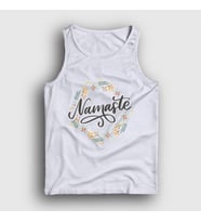 Presmono Unisex Beyaz Namaste Meditasyon Hediye Yoga Atlet 512743tt