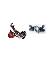 Bisiklet Arka Aktarıcı Rd 40 & Elcik Vites Kol (Gri)