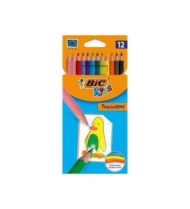 Bic Kuru Boya Tropicolor S2 Tam Boy 12 Li (12 Paket) (Karışık)