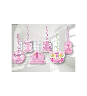 Store 6'lı Tavan Süs Pembe 1 Yaş