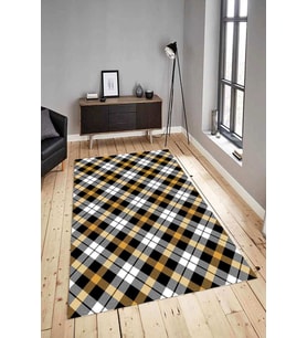 Dijital Baskılı Yıkanabilir Kaymaz Modern Renkli Salon Halısı Mutfak Halısı Yolluk ND-HY-1052 (Çok Renkli)