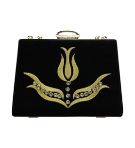 e38 EL İŞÇİLİĞİ MARAŞ İŞİ PÖRTFÖY ÇANTA 14x20 cm-6397