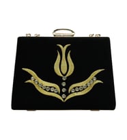e38 EL İŞÇİLİĞİ MARAŞ İŞİ PÖRTFÖY ÇANTA 14x20 cm-6397