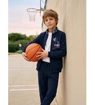 Civil Boys Basket Baskılı 6-9 Yaş Eşofman Takımı - Lacivert