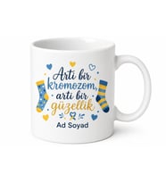 Down Sendromu Günü Özel Kalplere Hediye Kupa Bardak Artı Bir Güzellik