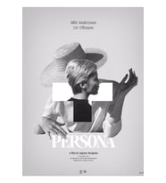 Persona (1966) Ingmar Bergman Poster Design Tablo Ahşap Poster Dekoratif
