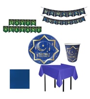 Ramazan Süsleri Set Hayırlı Ramazan 16 Kişilik Tabak Bardak 11 Ayın Sultanı ve Hoşgeldin Ramazan Se-