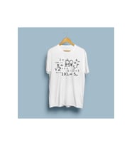 Oversize Matematik Tasarım Unisex T-shirt