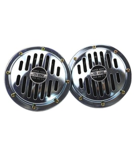 Dı dıt korna 12v rölesiz super ton büyük krom  set / SSKO71 (Karışık)
