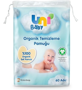 Lexroo Bebek Temizleme Pamuğu 60 Adet