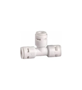 Su Arıtma Cihazı Için Üç Tarafı Quick Geçmeli T Dirsek Fitting (Beyaz)