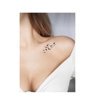 Tüy,uçan Kuşlar Omuz,sırt,göğüs Geçici Dövme, Tattoo