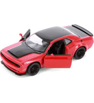 Kinsmart 2023 Dodge Challenger Srt Demon 170 Edition, Black/white - Kinsmart 5461D