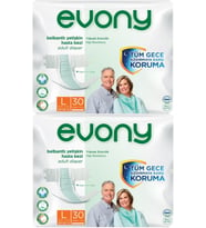 Evony Hasta Bezi Yetişkin Bel Bantlı Tekstil Yüzey L-Büyük 60 Adet (2PK*30)