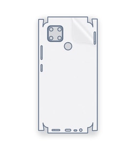SChitec Realme C15 Qualcomm Edition Uyumlu Fullbody Arka Kaplama Hidrojel Koruyucu Film