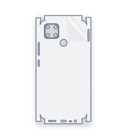 SChitec Realme C15 Qualcomm Edition Uyumlu Fullbody Arka Kaplama Hidrojel Koruyucu Film