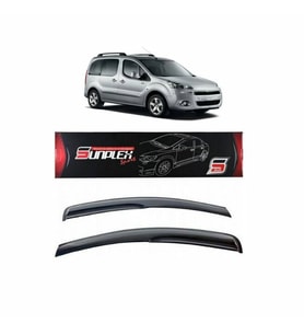 Peugeot Partner Tepee Mugen Cam Rüzgarlığı 2008 sonrası 2'li Sunplex (Beyaz)