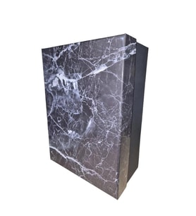 GIPTA MIDNIGHT MARBLE DİKDÖRTGEN HEDİYE KUTUSU BX3367 E NO:6 270x360x140mm - TEKLİ