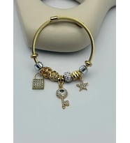 Çelik Gold Pandora Bileklik - 25-blk275
