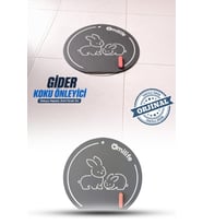 Gri Renk Banyo ve Mutfak Lavabo Koku Önleyici Gider Koruyucu Silikon Sızdırmaz Ped