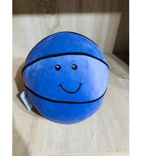 Peluş Basketbol Topu Sevimli Peluş Top Mavi (Karışık)
