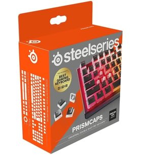 Steelseries Prismcaps – Çift Taraflı Tuş Seti, "Puding" Görünümlü, Tüm Standart Mekanik Klavyeler Il (Çok Renkli)