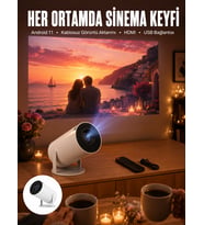 Sevgiliye Özel Hediye Ayaklı Sinema Projektörü Projeksiyon Yeni Nesil