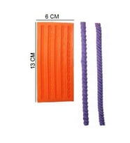ŞEKER HAMUR KALIBI ZİNCİR 5 Lİ SİLİKON KALIP 13 X 6 cm