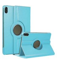 Honor Pad X8A Uyumlu 11 inç Döner Standlı Tablet Kılıfı (Mavi)