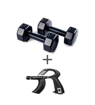 PS SPOR 1 KG DAMBIL SET(1KG 2 ADET DAMBIL) + SAYAÇLI AYARLANABİLİR EL YAYI